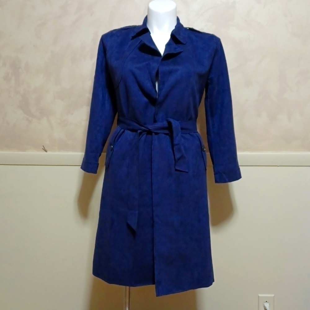 NOBLEMOON Trench DARK BLUE COAT SIZE S